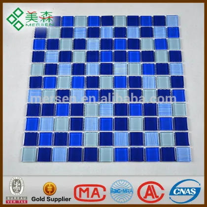 Lovely ocean glass mosaic tile MSHV001