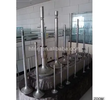 exhaust valve spindle with bush for B&W 80GF marine engine valve