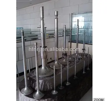 exhaust valve spindle with bush for B&W 80GF marine engine valve