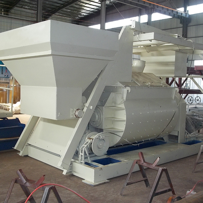 JS universal twinshaft concrete mixer machinery