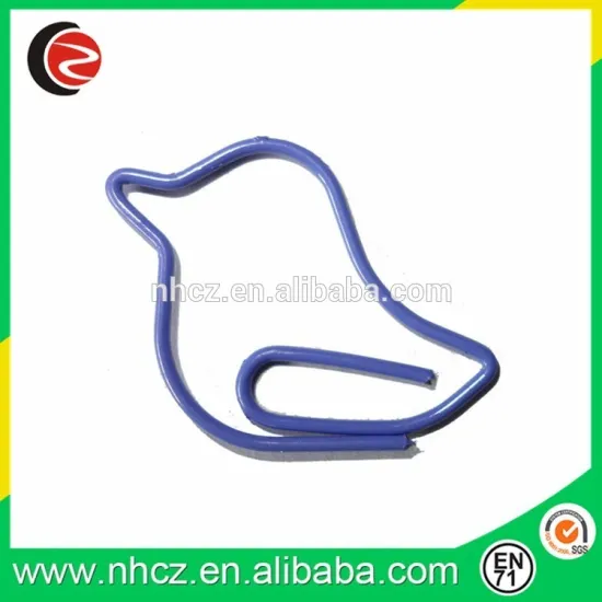Bird shaped paper clips