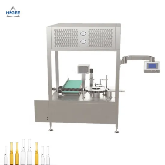 Vertical 1ml Ampoule Filling, Sealing, and Sticker Labeling Machine Line
