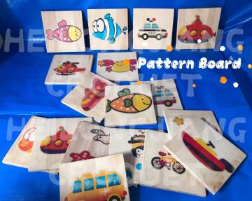 WOODEN GARDEN GAME-Pattern Board