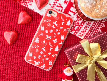 China factory supplier best quality print logo Christmas mobile phone accessories For iPhone 7