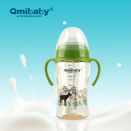 BPA-Free Wide Neck PPSU Plastic Baby Feeding Bottle