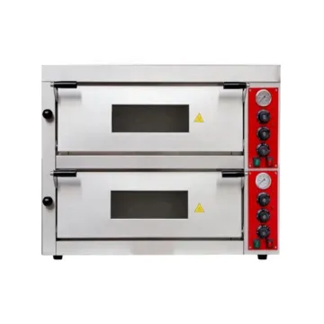 Commercial Kitchen Equipment: Professional Double Decks 500 Degree Electric Pizza Oven