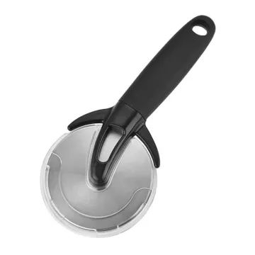 Stainless Steel Pizza Cutter with Plastic Handle - Baking Tool Accessory