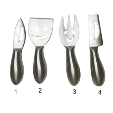 Edelstahl lächelnde Gesichter Käse Messer Set