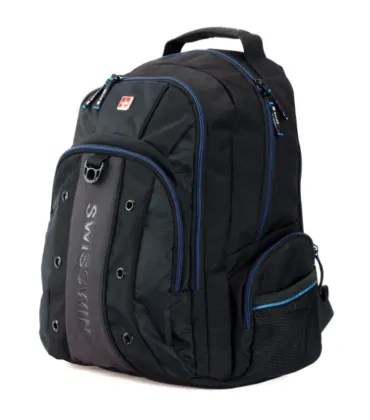 Laptop Backpack Business Travel Bag Black Outdoor