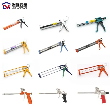 310ml Manual Steel Gear Ratchet Rod Cartridges Silicone Caulking Guns and Sealants Cordless Caulking Gun for Sale