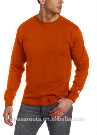 Plain cotton t shirts long sleeve men,cotton best t-shirts clothing manufacturers overseas