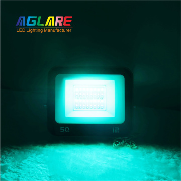 Fast Delivery Dropshipping RGB Flood Lighting for Outdoor Garden Spotlights
