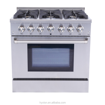 HYXION 36" new type gas range with girddle