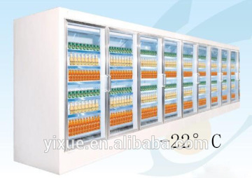 6glass doors freezer/multi door display freezer/big freezer