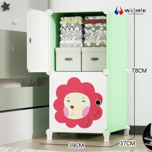 赤ちゃんと幼児の部屋用の手頃な価格のプラスチック製ワードローブ