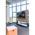 Modern Multifunctional Movable Wall for Office Furniture-for Book Shelves and TV Placement