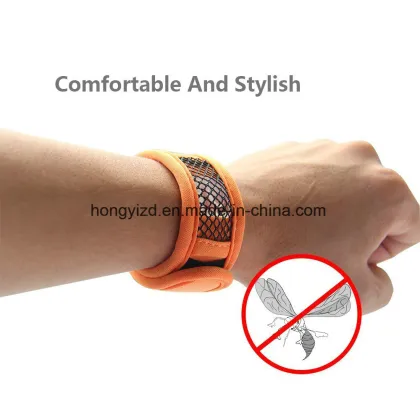 Eco-Friendly Customised Mosquito Repellent Bracelet Velcro