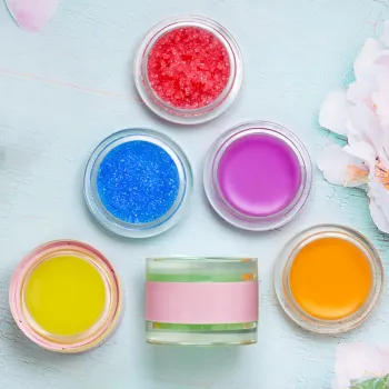 Double Jelly Lip Mask: Moisturizing Lip Care Balm & Scrub with Custom Logo