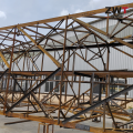 Torre de telecomunicações de aço angular de 4 pernas