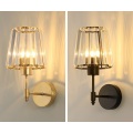 Moden crystal shde LED light bulb wall lamp