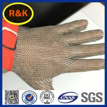 stainless steel chainmail glove for butch
