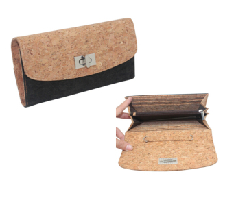 Boshiho multi-colored natural cork purse sac a main