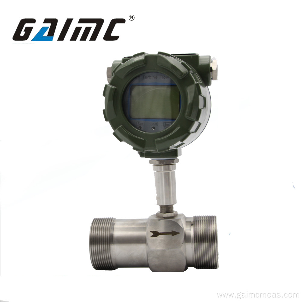 Screw connection methanol 4-20mA output flow meter