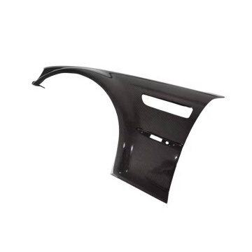 Carbon Fiber Front Fender Vents and Mudflap for BMW 3 Series E46 Bumper