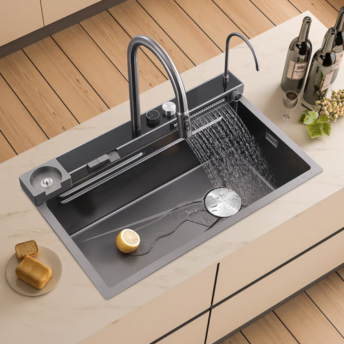 Modern nanotechnology waterfall kitchen sink faucet