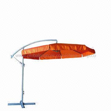Beach Umbrella with Six Ellipse Aluminum Ribs
