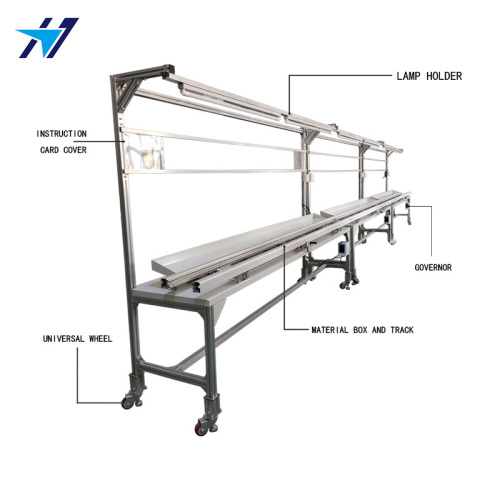 Automatic double speed chain plug-in line