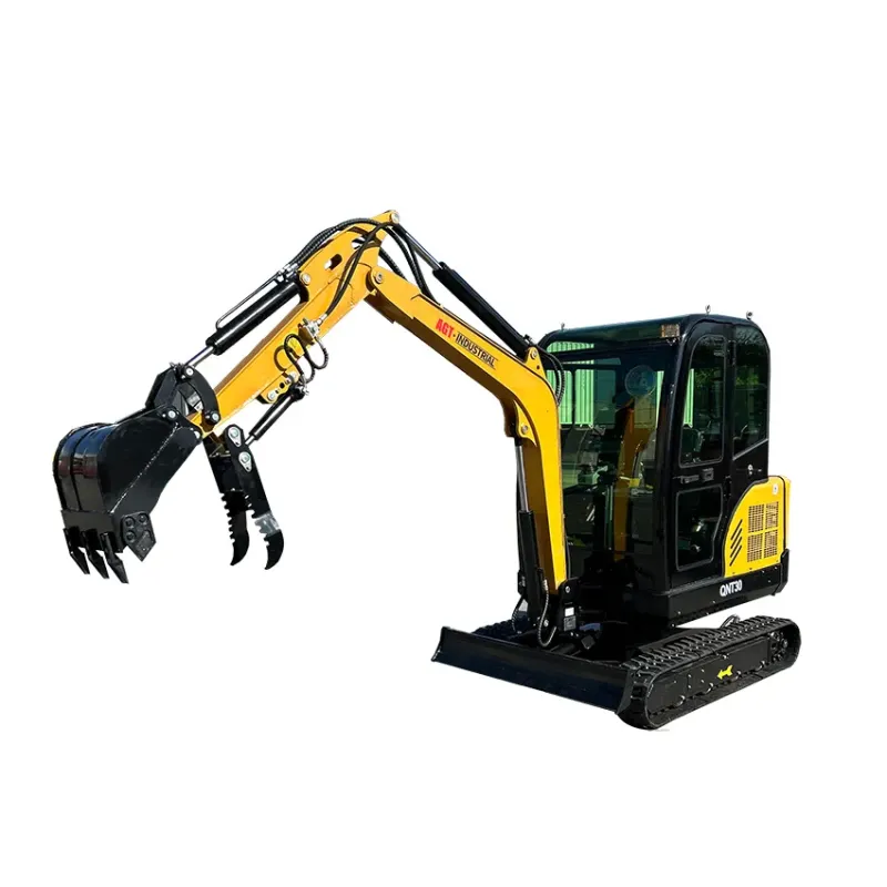 Mini Hydraulic Excavator with Water-Cooled Diesel Engine and Thumb Function