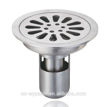 Brass bathroom floor drain