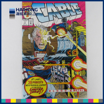 Print comic book with high quality