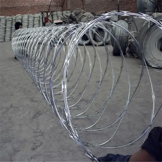 China factory hot dipped galvanized Cross type Razor Barbed Wire