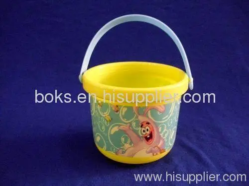 Small Plastic Water Bucket Toy 