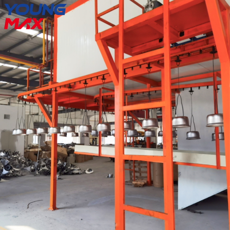 powder spraying line powder spraying line