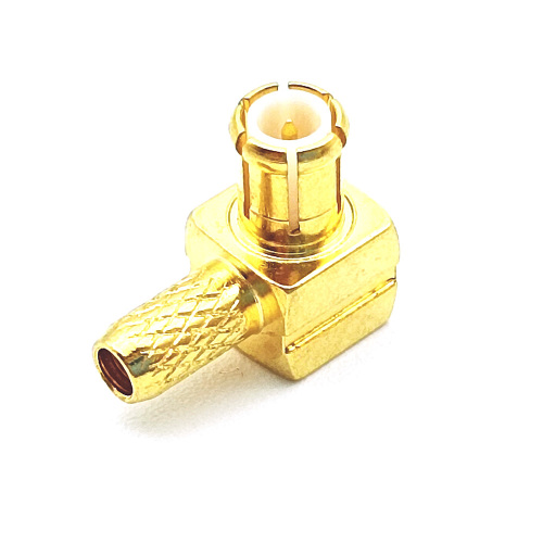 Right Angle MCX Male Plug RF Coaxial Adapter