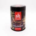 Latas de café com tampa de rosca 250g/500g de qualidade alimentar