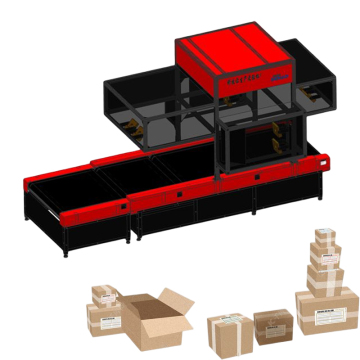 Dimensionamiento, pesaje y escaneo: sistema DWS y máquina de clasificación de paletas cubiscan