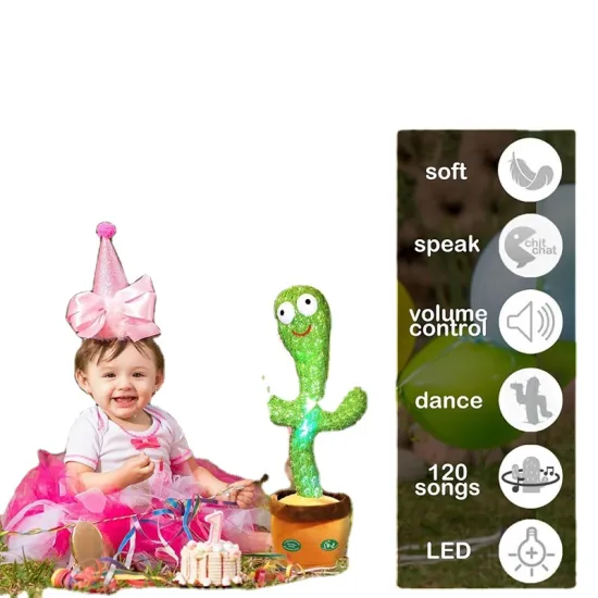 Colorful Glowing Singing Dancing Sunflower Toy for Babies and Toddlers