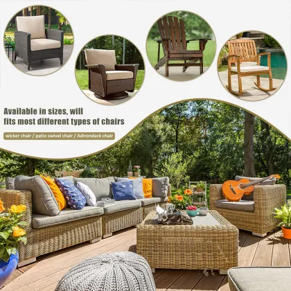Waterproof Outdoor Courtyard Furniture Rain Covers for Garden Chairs