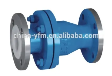 PFA Lined Swing Check Valve Chemical type