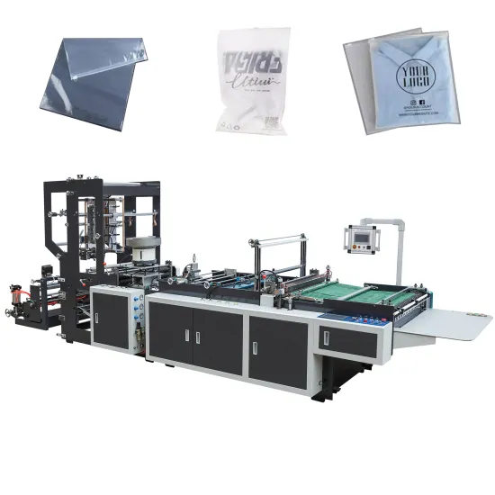 Zipper Type Poly Bag Frequency Making Machine: Automatic Zip Machine for Self-seal Bag Production