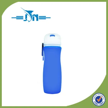 Plastic collapsible silicone water bottle factory direct-sale
