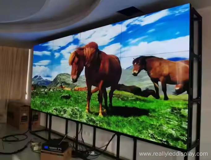LCD Indoor videowall monitor advertising display