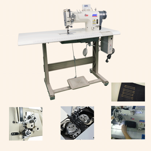 Máquina de coser de cama plana de doble aguja precio Nigeria
