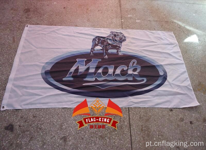Bandeira da marca Mack Trucks LOGO 90 * 150CM 100% polyster Mack banner