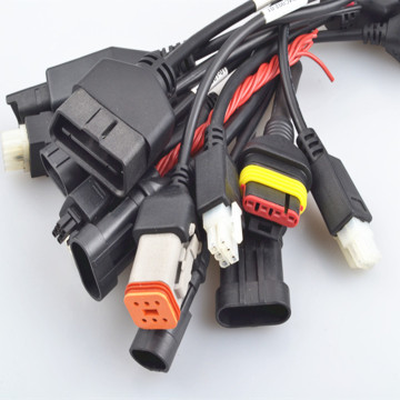 Automobile Waterproof Female 7pin Overmolded Auto Connector