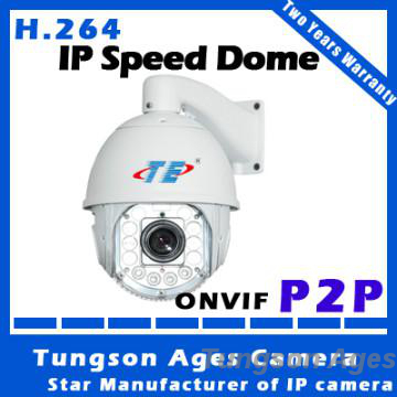 ONVIF P2P 1.3 Megapixel High Speed Dome IP Camera